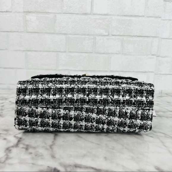 ❗️Sold ❗️Kate Spade Natalia Tweed Medium Flap Chain Shoulder Bag Crossbody - Picture 7 of 12